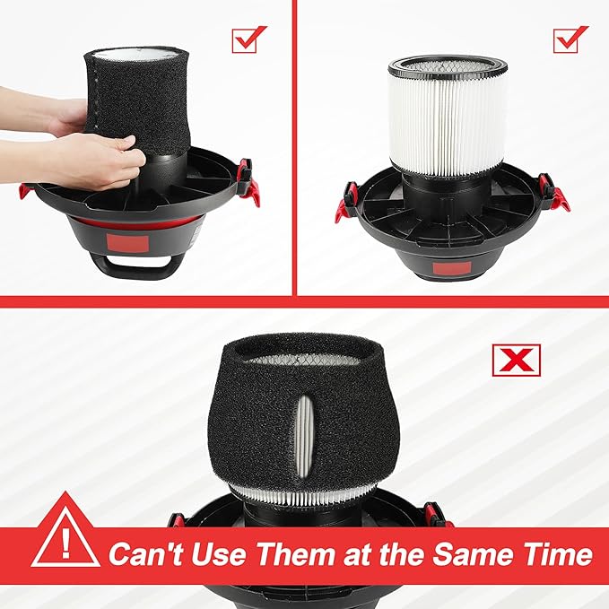 Shop-Vac 90304 Cartridge Filter and 90585 Foam Sleeve Filter, - Image 6