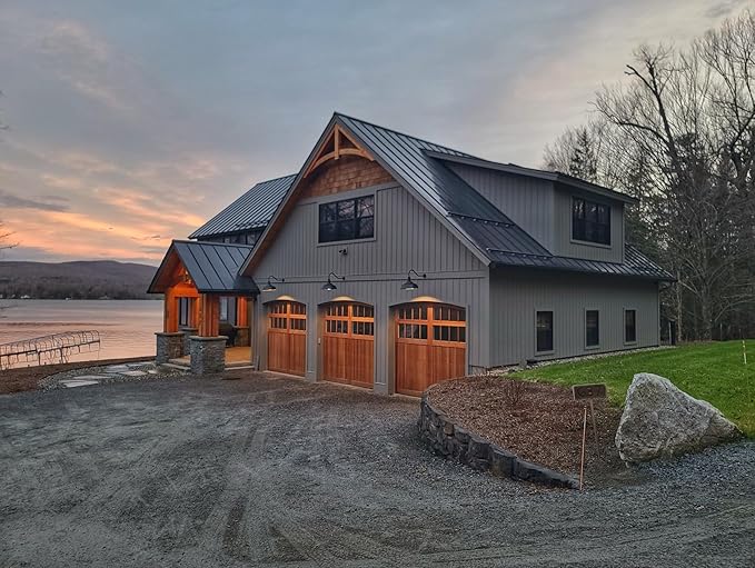 Steel Lighting Co. Large Outdoor Barn Light | Gooseneck Light Fixture | Made in - Image 5