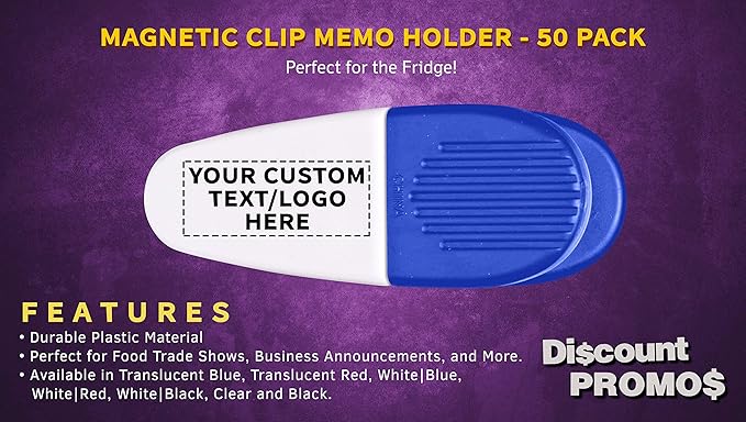 50 Magnetic Memo Holders Set - Image 2