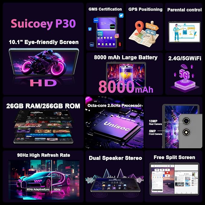 VisuPad 2026 Android 15 Tablet - Image 2