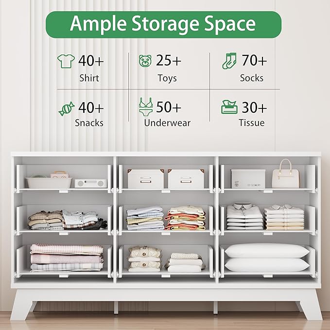 Xixini Fluted Dresser for Bedroom - Image 3