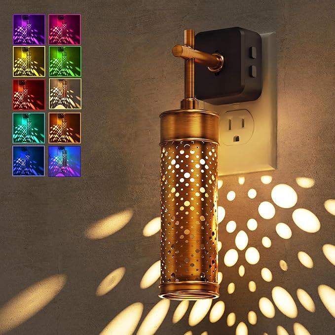 L LOHAS LED Night Light, Color Changing Night Lights Plug into Wall, RGB by LLOHASLED