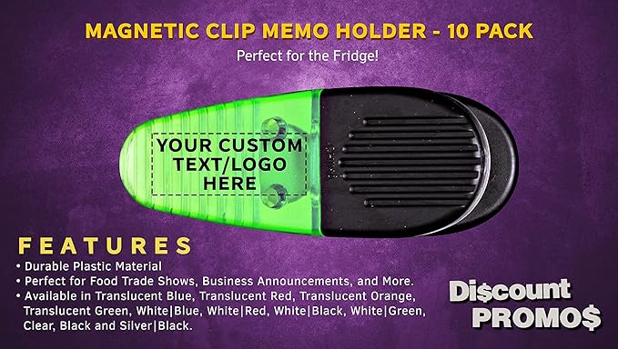 10 Magnetic Memo Holders Set - Image 2