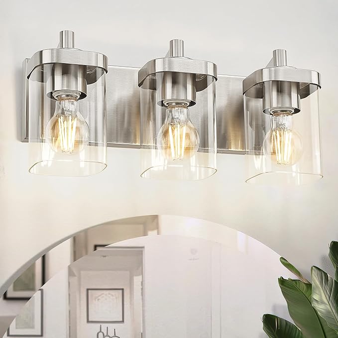 METWET Bathroom Light Fixtures, 3-Light Vanity Light - Image 4