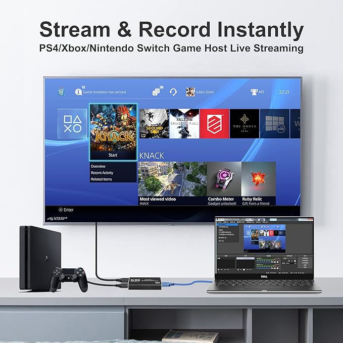 4K HDMI Capture Card USB 3.0 – 1080P 60FPS Gaming & Streaming Video Capture Card - Image 4
