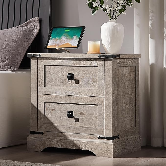 T4TREAM 24" Farmhouse Nightstand - Image 7