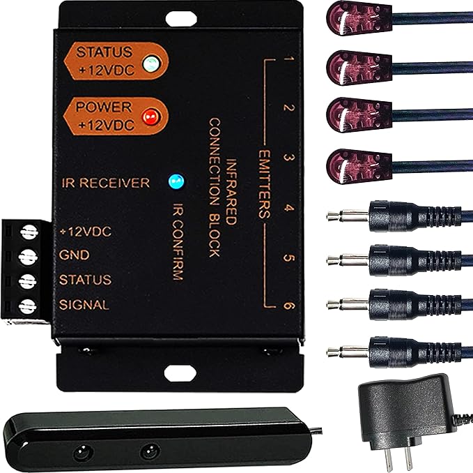 ENSIGEAR IR Repeater Kit, ir Repeater System, IR Remote Control Extender by Unknown