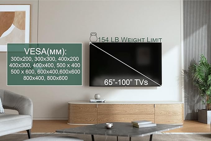 ynVISION.DESIGN Heavy Duty TV Wall Mount - Image 2