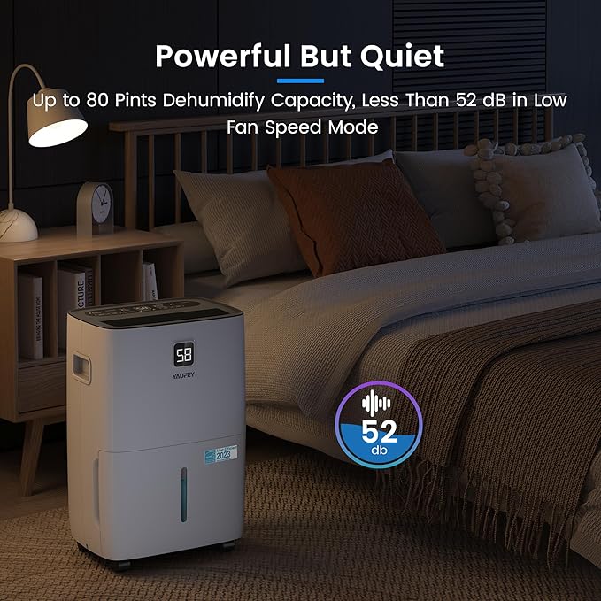 Yaufey 80 Pints Energy Star Dehumidifier - Image 4