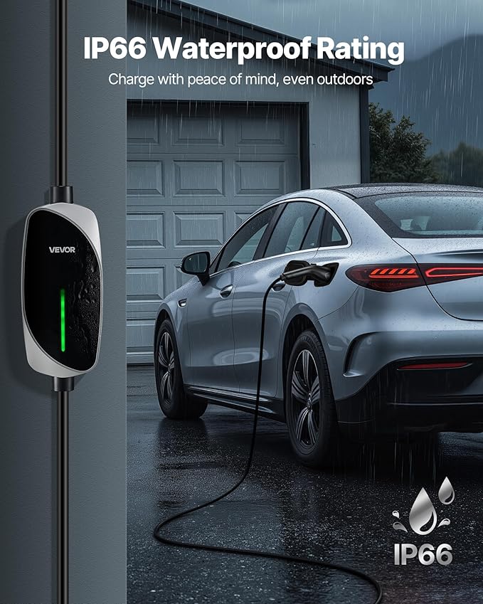 VEVOR Level 1&2 EV Charger, 16 Amp, Electric Vehicle Portable Charger - Image 7