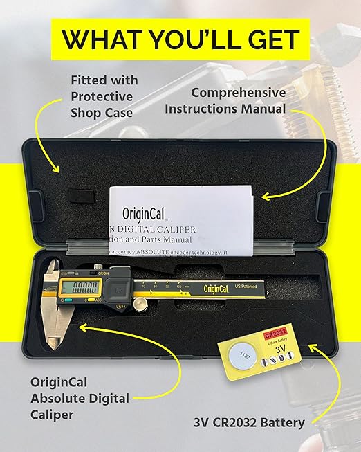 iGAGING Absolute Origin 0-12" Digital Caliper, IP54 Stainless Steel, SPC/USB - Image 6