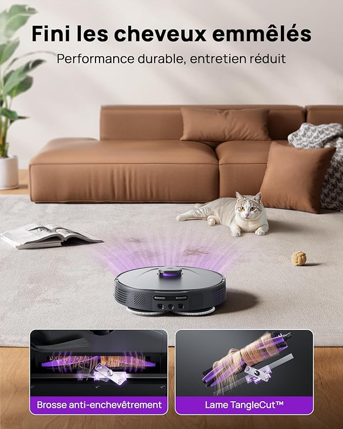 3i P10 Ultra Robot Vacuum and Mop Combo, Extendable Mop - Image 5