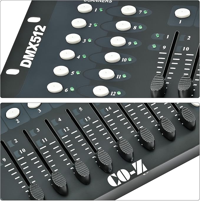CO-Z 192 DMX 512 Stage DJ Light Controller Lighting Mixer Board Console - Image 6