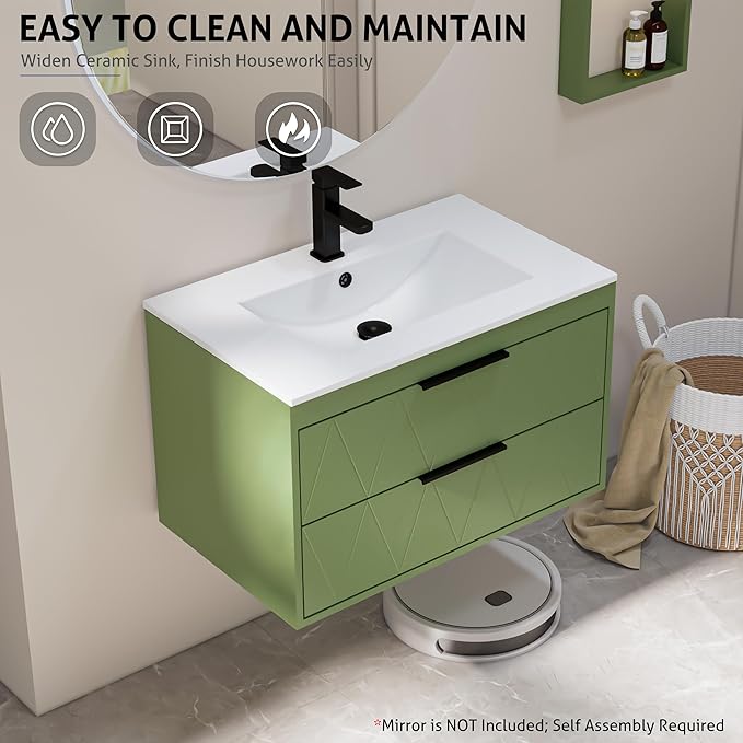 eclife 30" Bathroom Vanities Cabinet - Image 4
