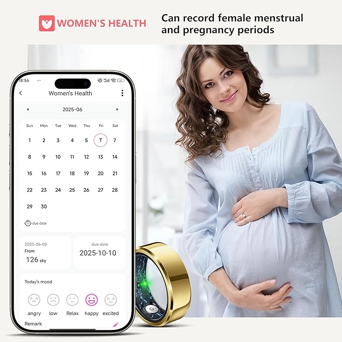 Smart Ring for Women Men, Fashion Minimalist Fitness Ring & Sleep Tracker Ring - Image 4