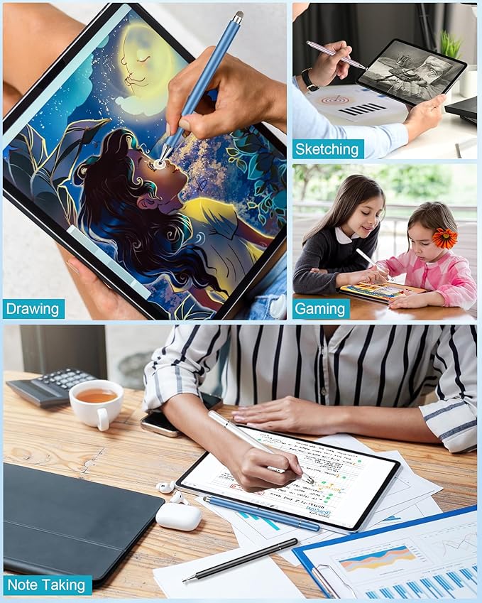 Stylus Pens for Touch Screens, 2 in 1 Stylus Pen Compatible - Image 5