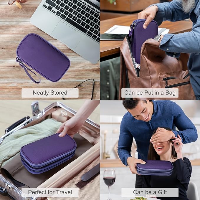 FYY Electronic Organizer, Travel Cable Organizer Bag Pouch Electronic - Image 7