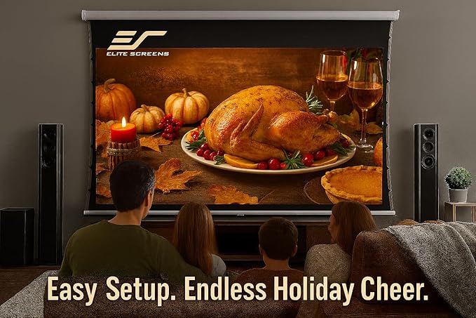 Elite Screens Manual Tab-Tension 3, 110-INCH - Image 2