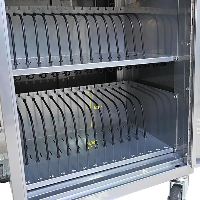 32-Bay Mobile Charging Cart - Image 5