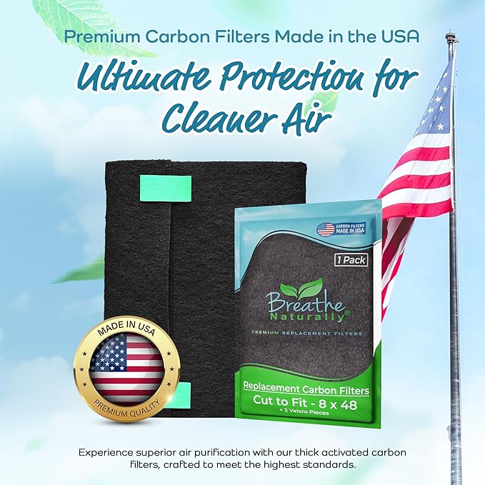 Breathe Naturally Universal Cut To Fit Carbon Activated Air Filter - Image 2