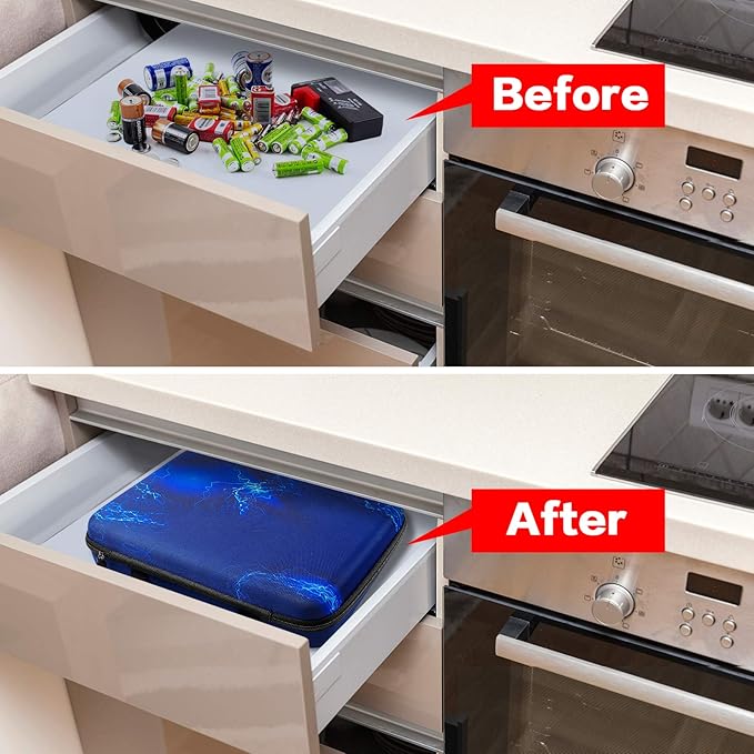 Battery Organizer Storage Holder, Batteries Storage Containers Box - Image 6