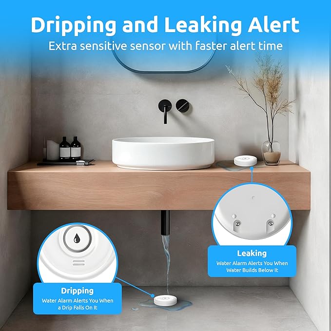 Drip Defender Pro Water Sensor | Wi-Fi Water Leak Detector - Image 3