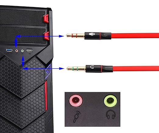 zdyCGTime 3.5mm AUX Headphone Y Splitter Cable 4-Pole 3.5mm AUX Female to - Image 6