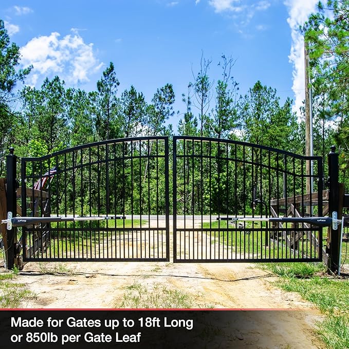 Mighty Mule MM572W HD Dual Arm Gate Openers 12 V Wireless AC/Battery Powered - Image 3