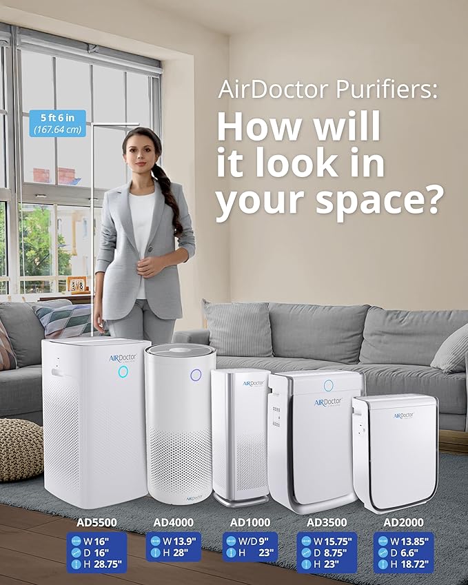 AIRDOCTOR AD5500i SMART HEPA Air Purifier - Image 2