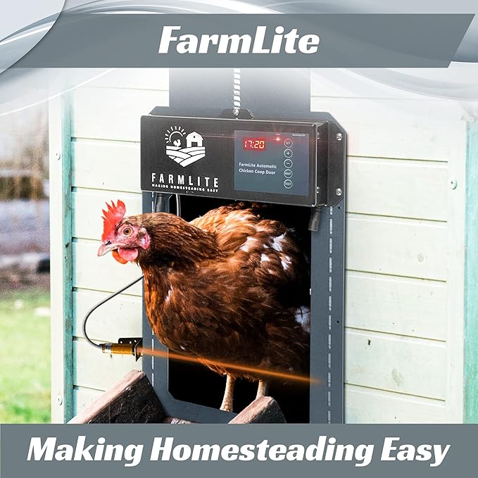 FarmLite Automatic Chicken Coop Door Opener | Non-Battery Powered Automatic - Image 6