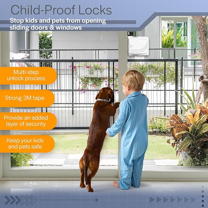 Todays Kids 4 Pack Sliding Door Locks - Image 7
