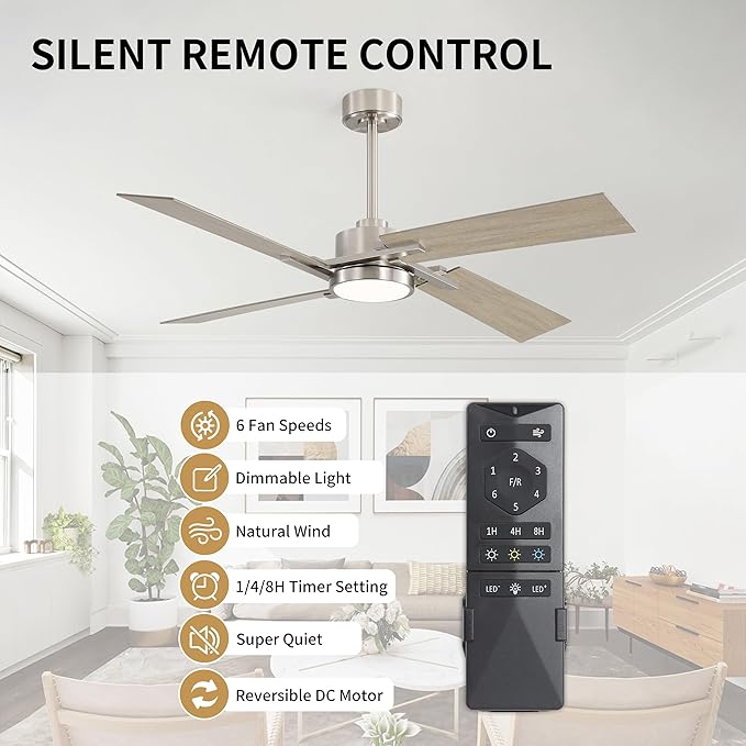WINGBO 54 Inch Ceiling Fan - Image 2