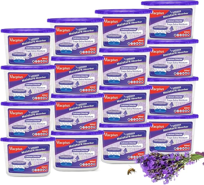 Vacplus Moisture Absorbers, 10.5 Oz Humidity Absorber Boxes Attracts Extra by Vacplus