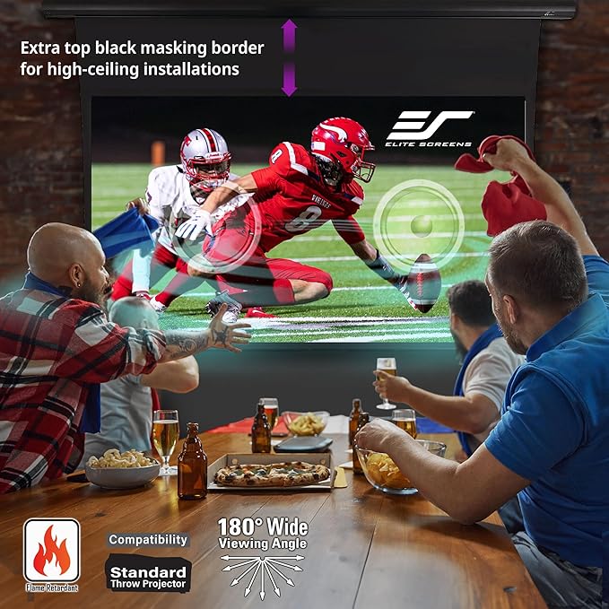 Elite Screens Saker Tab-Tension AcousticProUHD RC1 Kit, Acoustically Sound - Image 4