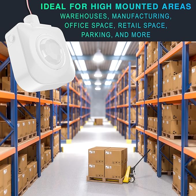 EverElectrix 50 Pack Ceiling Occupancy Motion Sensor, Passive Infrared - Image 4