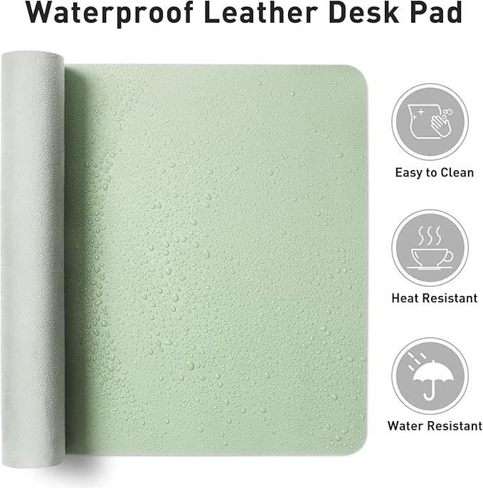 Aothia Large PU Leather Desk Pad Protector – Non-Slip Mouse Pad & Writing Mat - Image 7