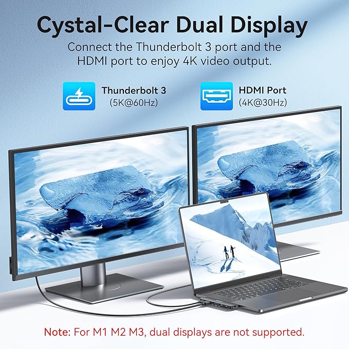 USB C Adapter HDMI USB Multiport Hub, 8 in 2 Accessories - Image 5
