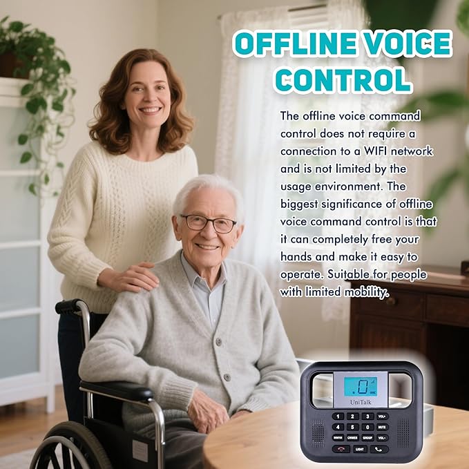 UniTalk Wireless Intercoms for Home & Office, Two-Way Real-time Full-Duplex - Image 4