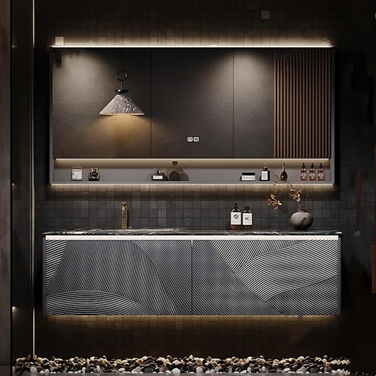 Bathroom Floating Vanity by Genpai