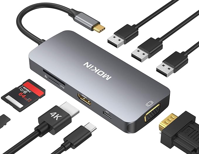 USB C Hub Multiport USB C Adapter by MOKiN