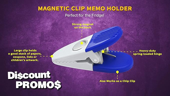 10 Magnetic Memo Holders Set - Image 3