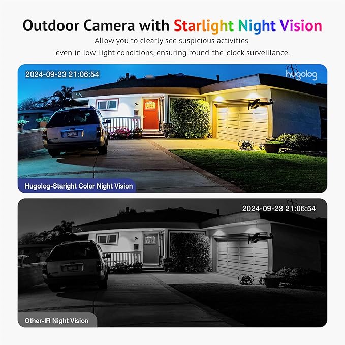 Hugolog 3K 5MP Outdoor Indoor Security Cameras - Image 3