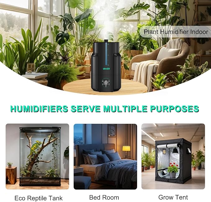 6L/1.59Gal Humidifier for Plants, Reptile Fogger Mister - Image 10