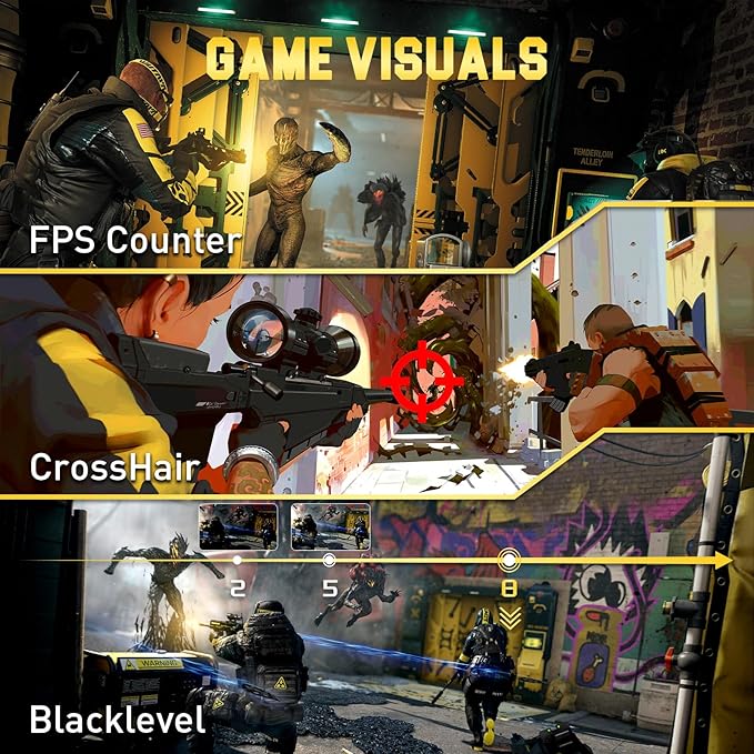 SANSUI 24.5 Inch 200Hz Gaming Monitor, FHD 1080P Fast IPS PC Gaming Monitor - Image 7