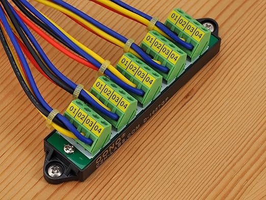 16Amp 300V 4x5 Position Terminal Block Distribution Module. OONO D-1657GP - Image 7