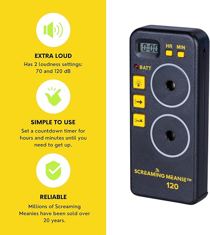 Screaming Meanie TZ-120 Extremely Loud Alarm Timer, or Travelers - Image 3