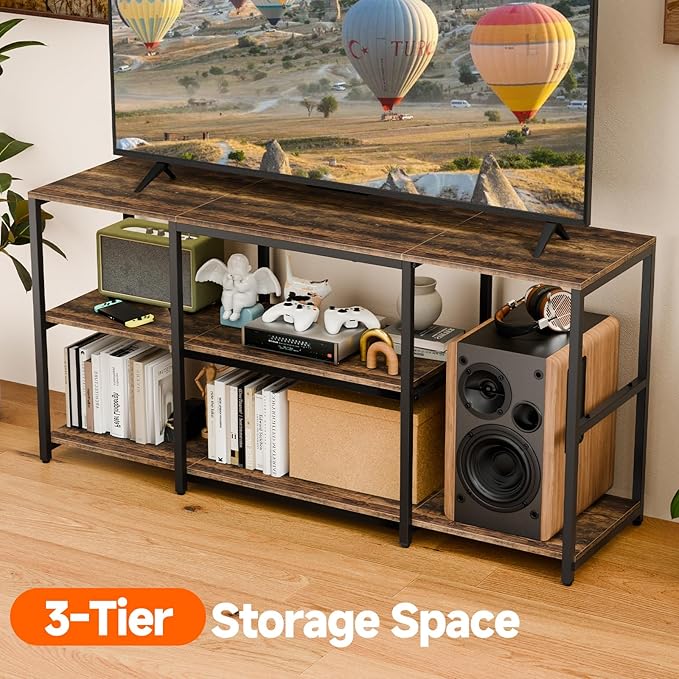 Aquzee 55 inch TV Stand, Entertainment Center - Image 4