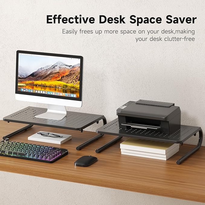 suptek Monitor Stand Riser for Computer, Notebook and All Flat Screen Display - Image 5