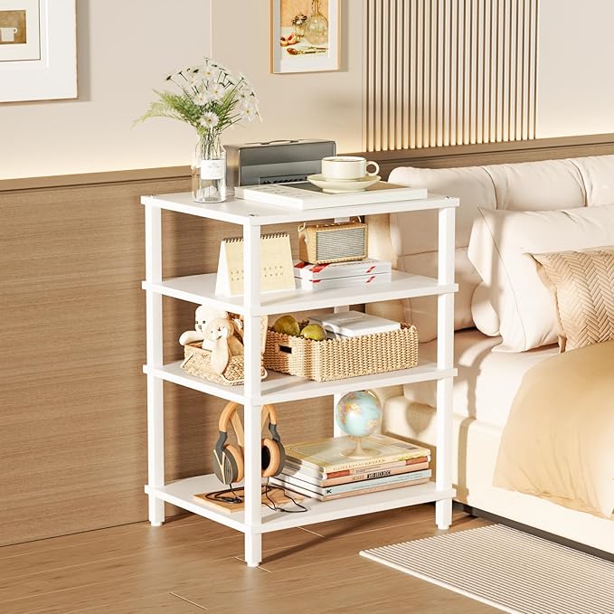 LELELINKY 4-Tier AV Media Player Stand, Stereo Stand, Modern Audio Shelf - Image 8