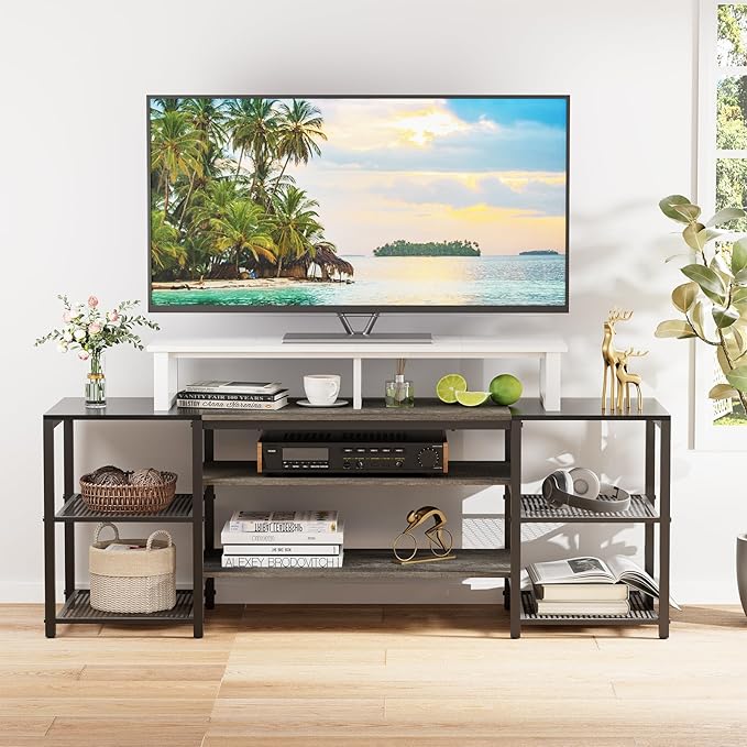 aboxoo 45" TV Riser for 32-60 inch TV, TV Riser Stand Shelf, Tabletop TV Stand - Image 6